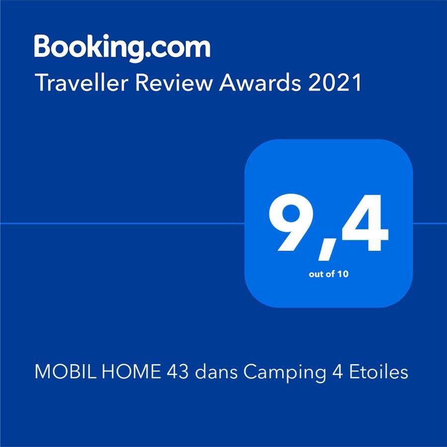Mobil Home 43 Dans Camping 4 Etoiles Gastes Экстерьер фото