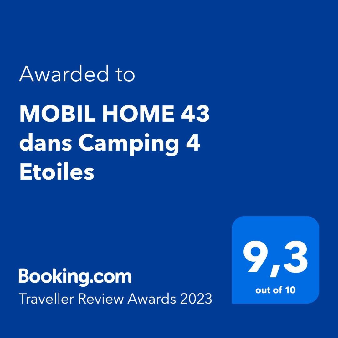 Mobil Home 43 Dans Camping 4 Etoiles Gastes Экстерьер фото